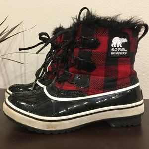 Sorel Torino Waterproof Plaid Lined Winter Boots